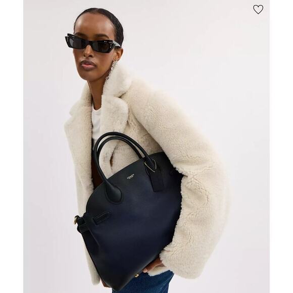 Coach Soft Empire Carryall Bag 40 Dark Blue - Picture 8 of 17